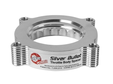 Picture of aFe Silver Bullet Throttle Body Spacers TBS Ford F-150 Raptor 10-12 V8-6-2L
