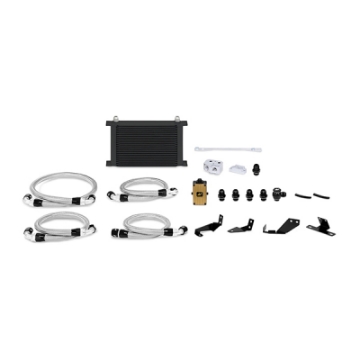 Picture of Mishimoto 04-06 Pontiac GTO 5-7L-6-0L Thermostatic Oil Cooler Kit - Black
