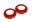 Picture of Energy Suspension 91-96 Chevrolet Full Size Red Rear Upper Coil Spring Isolators