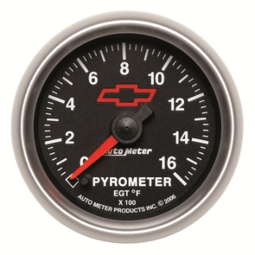 Picture of Autometer GM Full Sweep Electric 52mm 0-1600 degree F Pyrometer