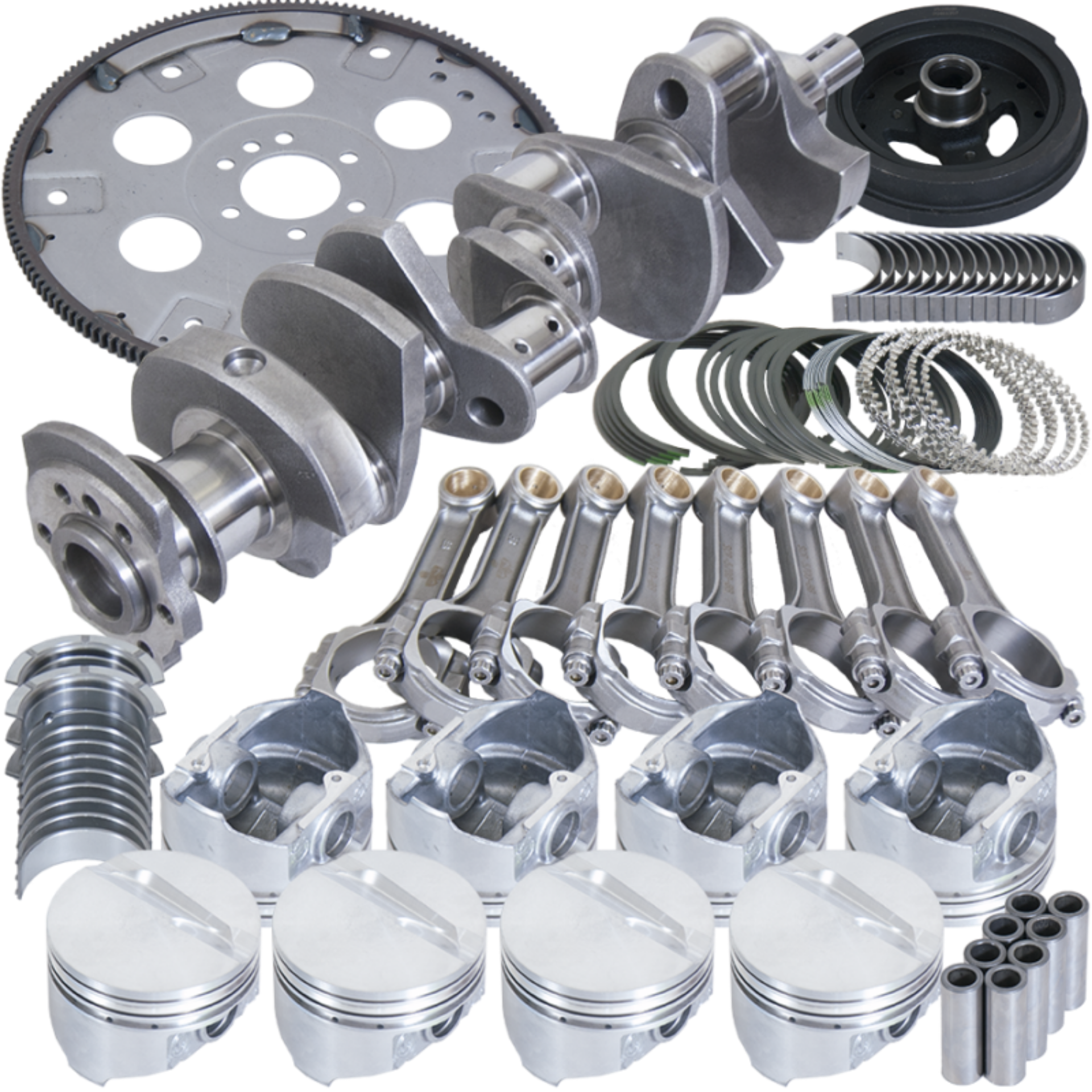 Picture of Eagle Chevrolet Small Block 5140 Steel I-Beam Balanced Rotating Assembly Kit