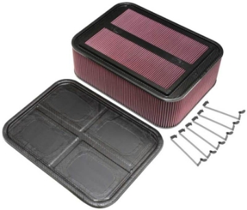 Picture of K&N Custom Racing Assembly Carbon Fiber Air Box - Large