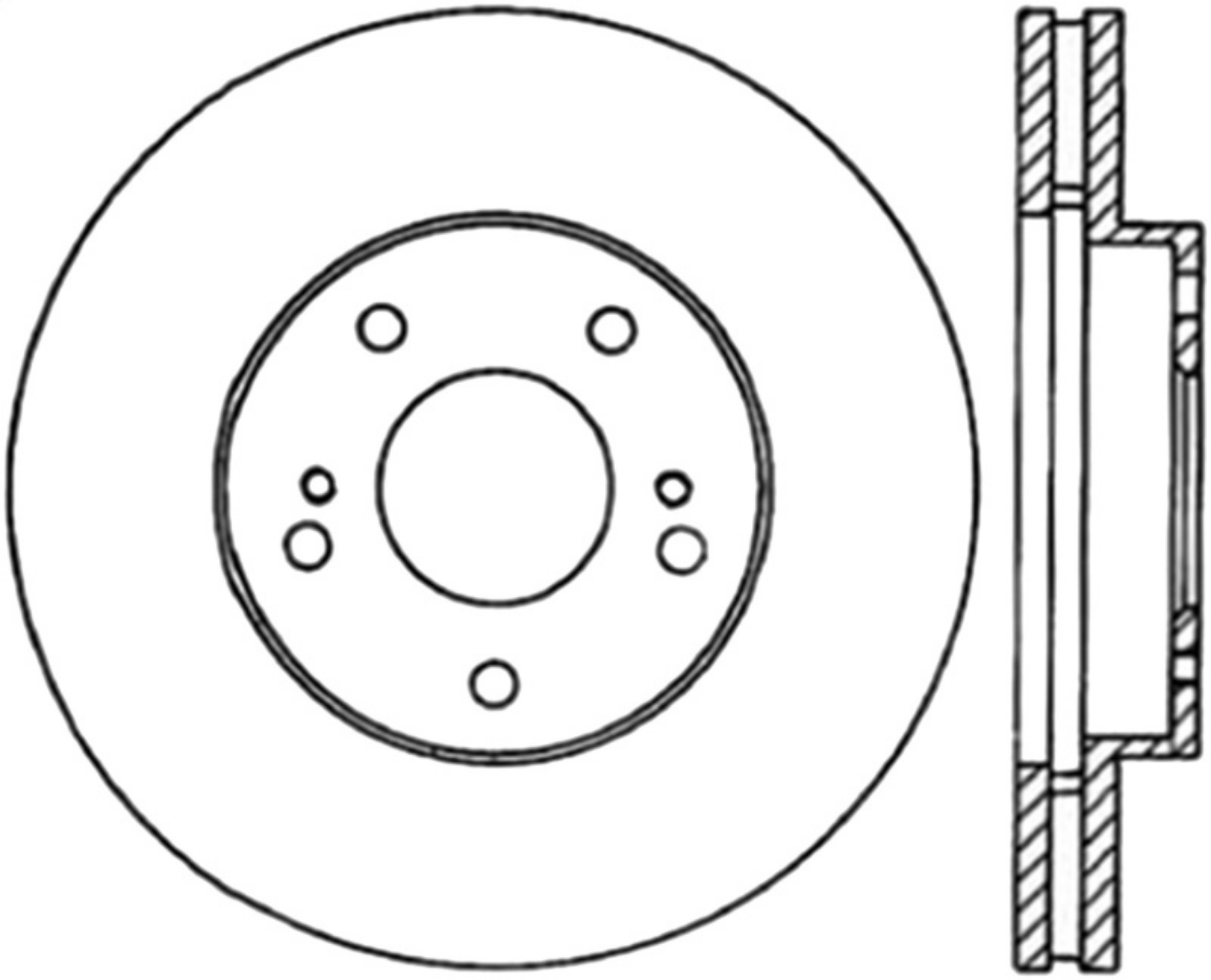 Picture of StopTech Power Slot 6-89-96 Nissan 300ZX Slotted & Drilled Left Front Rotor