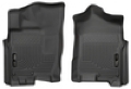 Picture of Husky Liners 2016 Nissan Titan XD Crew Cab WeatherBeater Front Row Black Floor Liners