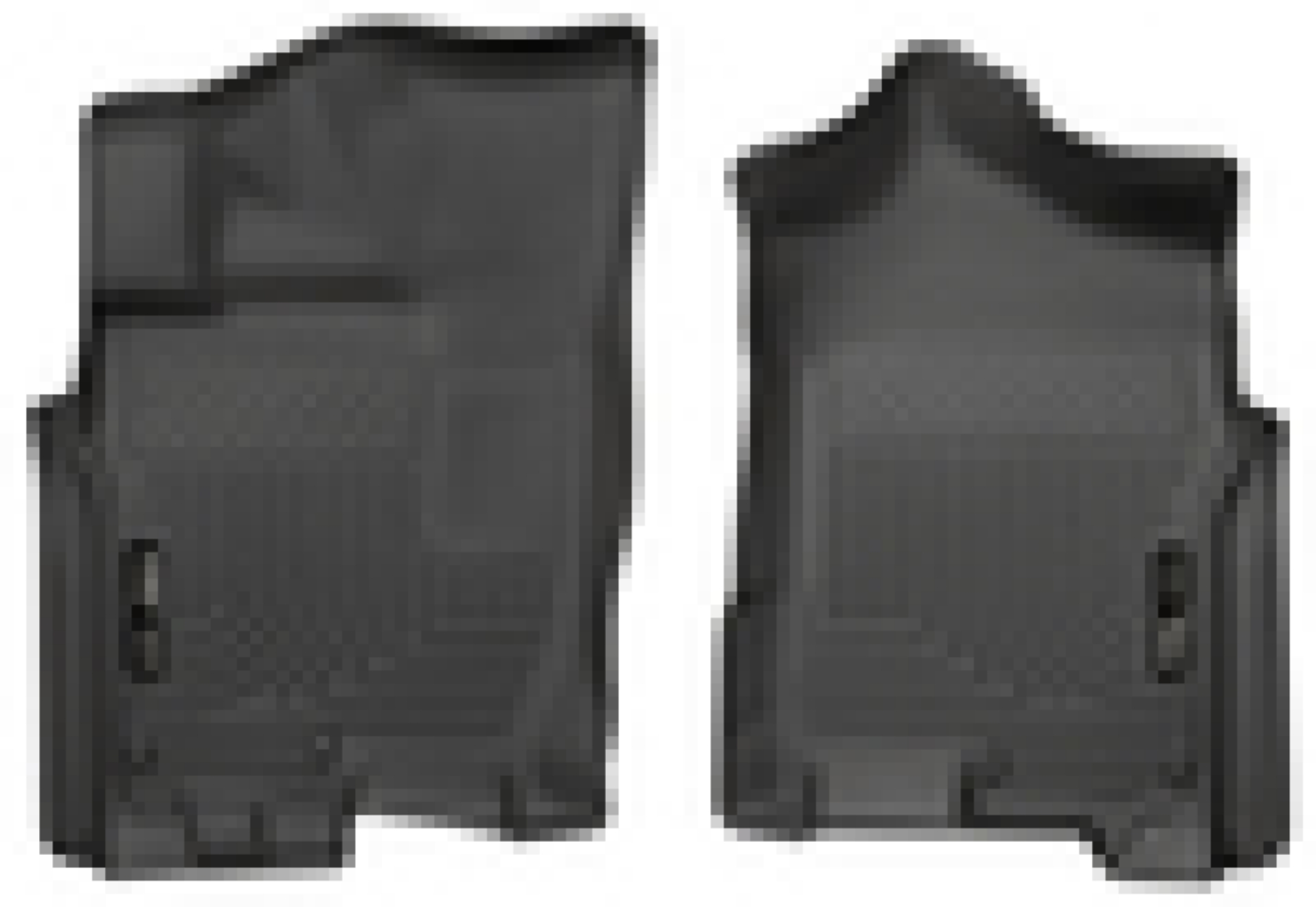 Picture of Husky Liners 2016 Nissan Titan XD Crew Cab WeatherBeater Front Row Black Floor Liners