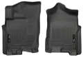 Picture of Husky Liners 2016 Nissan Titan XD Crew Cab WeatherBeater Front Row Black Floor Liners