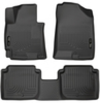 Picture of Husky Liners 2014-2016 Hyundai Elantra WeatherBeater Combo Black Floor Liners