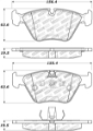 Picture of StopTech Performance 06-09 BMW M3-Z4 E86-E89 Front Brake Pads