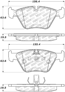 Picture of StopTech Performance 06-09 BMW M3-Z4 E86-E89 Front Brake Pads