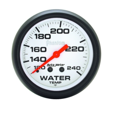 Picture of Autometer Phantom 66mm 120-240 Deg F Mechanical Water Temperature Gauge