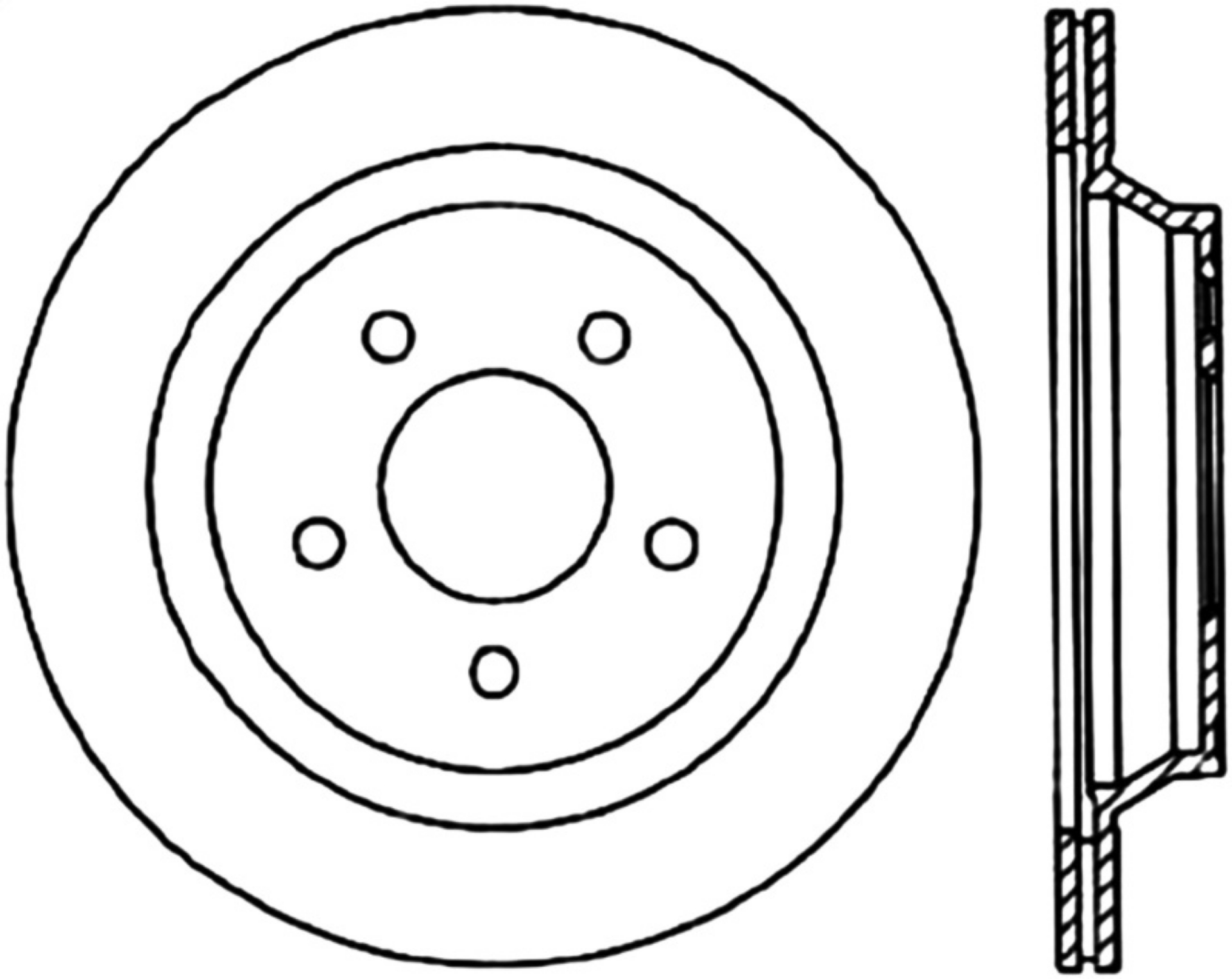 Picture of StopTech Power Slot 94-04 Ford Mustang Rear Right Slotted CRYO Rotor