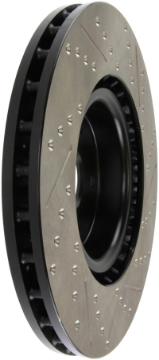 Picture of StopTech 05-10 Subaru Impreza WRX-STi Slotted & Drilled Right Front Rotor