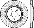 Picture of StopTech Power Slot 94-04 Ford Mustang Front Right Slotted CRYO Rotor
