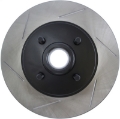 Picture of StopTech Power Slot 90-93 Ford Mustang 8cy Exc 93 Cobra Rear Disc Front Right Slotted Rotor