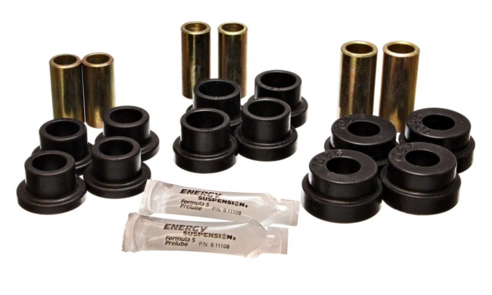 Picture of Energy Suspension 64-75 BMW 2002 Black Front Control Arm Bushing Set