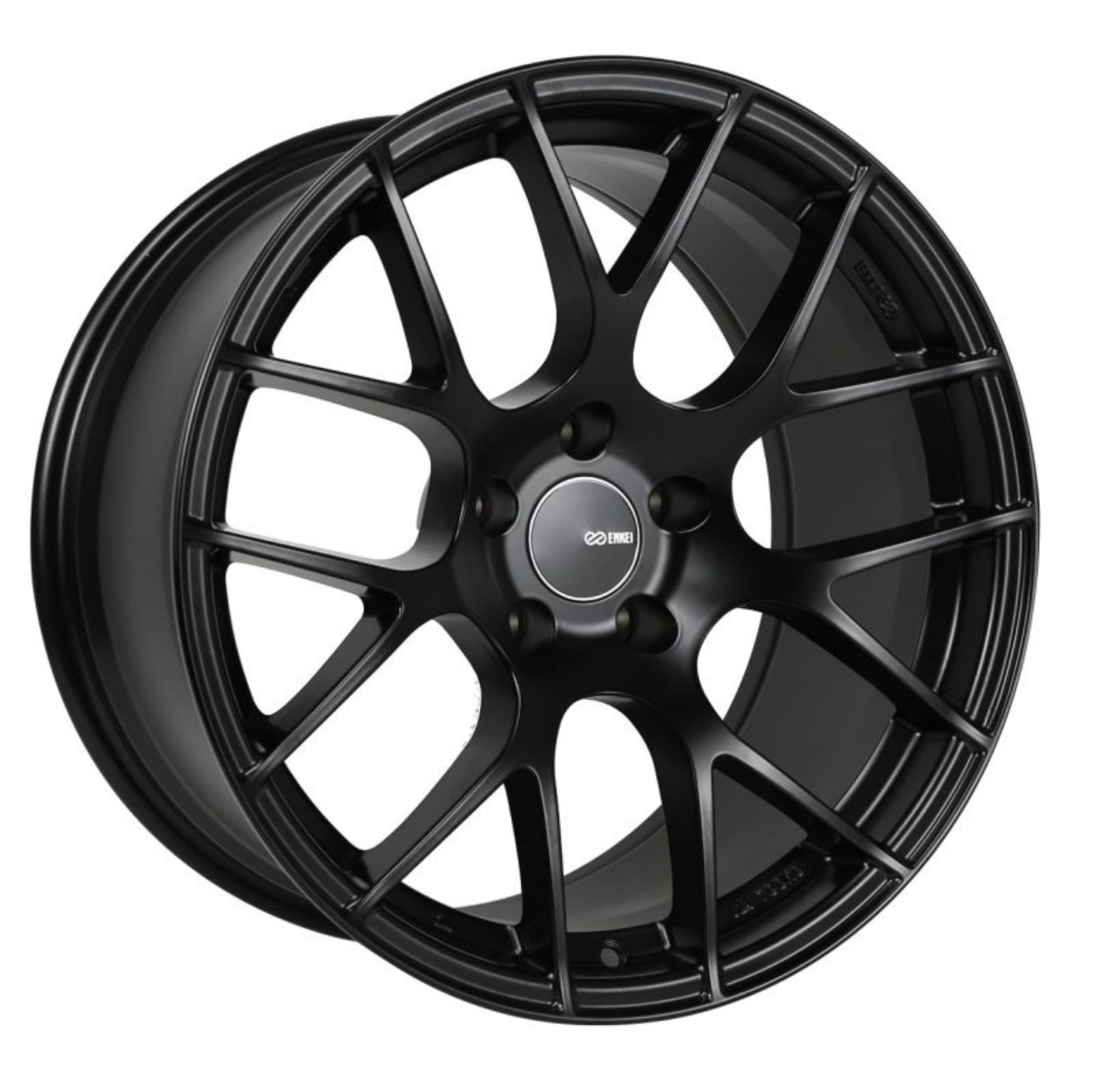 Picture of Enkei Raijin 18x8 42mm Offset 5x120 Bolt Pattern 72-6 Bore Diameter Matte Black Wheel