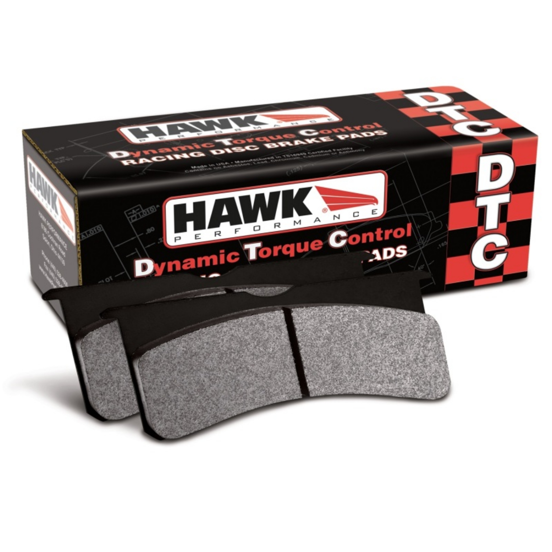 Picture of Hawk BMW 3 Series - Mercedes Benz 190 Series - Saab 900-9000 DTC-60 Race Front Brake Pads