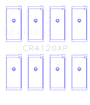 Picture of King Mitsubishi 4G63-4G64 7 Bolt 2nd Gen DSM and EVO I-IX Size 0-25mm Performance Rod Bearing Set
