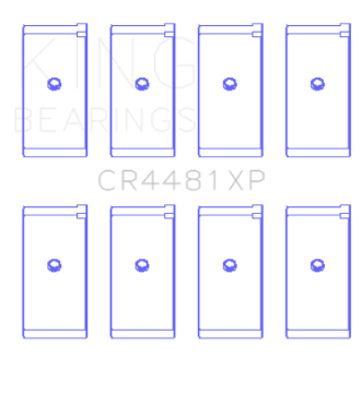Picture of King Engine Bearings Mitsubishi 4G63-4G64 6 Bolt 1st Gen DSM Performance Rod Bearing Set - Size STDX