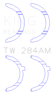 Picture of King Engine Bearings Toyota-Lexus 2JZGE-2JZGTE 3-0L Thrust Washer Set