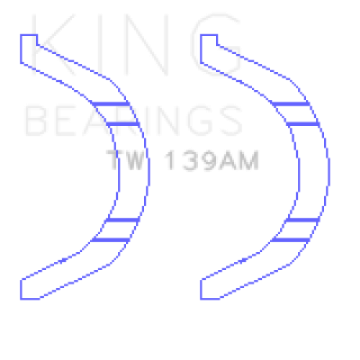 Picture of King Engine Bearings Nissan SR18-SR20 Thrust Washer Set