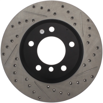 Picture of StopTech Power Slot 01-02 BMW Z3 - 03-09 Z4 - 3 Series Front Left Drilled & Slotted Rotor