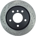 Picture of StopTech Power Slot 00 BMW 323 - 01-07 325 - 99-00 328 Series Rear Right Drilled & Slotted Rotor