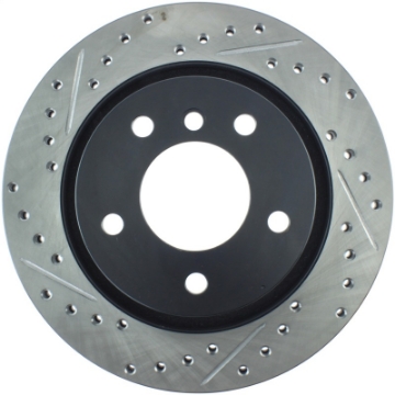 Picture of StopTech Power Slot 00 BMW 323 - 01-07 325 - 99-00 328 Series Rear Right Drilled & Slotted Rotor