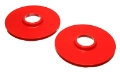 Picture of Energy Suspension 97-06 Jeep Wrangler YJ & TJ Red Rear Coil Spring Isolator Set
