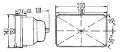 Picture of Hella Vision Hlmp Kit 190X132Mm H4 12V Qty 2 Legal in US for MOTORCYLCES ONLY