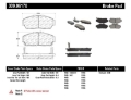 Picture of StopTech Performance 93-95 Honda Civic Coupe - 94-95 Civic Hatchback-Sedan Front Brake Pads