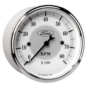 Picture of Autometer 3 1-8in In-Dash 8000 RPM Incandescent Flood Lit Tachometer