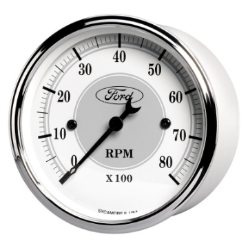Picture of Autometer 3 1-8in In-Dash 8000 RPM Incandescent Flood Lit Tachometer