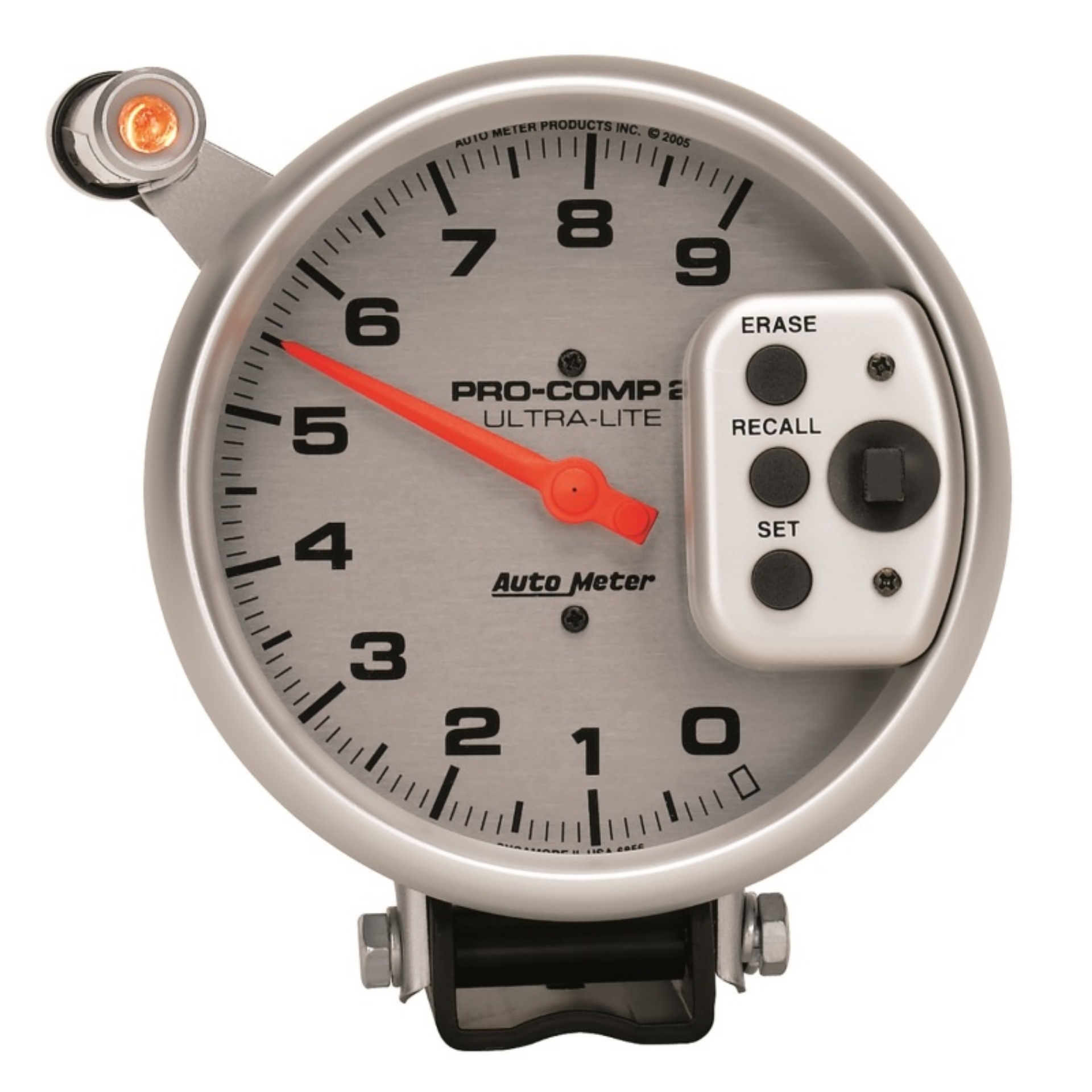 Picture of Autometer Ultra-Lite 5 inch 9000 RPM Single Range w- Shift-Lite and Memory Tachometer
