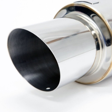 Picture of BLOX Racing 60-5mm Street Muffler - Angled Tip