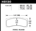 Picture of Hawk Brembo X9 060 71-74 - Brembo XA4 D3 01-04 - Wilwood Integra IP Racing DTC-70 Brake Pads