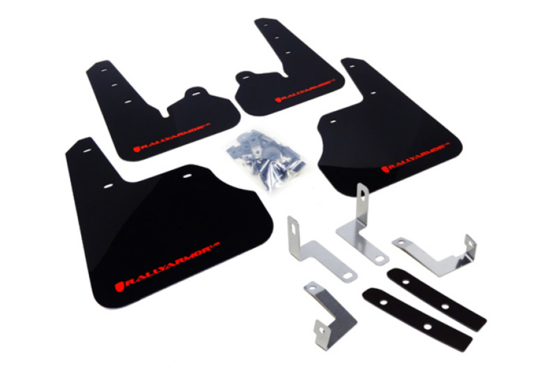 Picture of Rally Armor 12-16 Subaru Impreza 4D-5D Black UR Mud Flap w-Red Logo