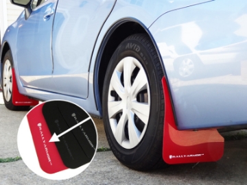Picture of Rally Armor 12-16 Subaru Impreza 4D-5D Red UR Mud Flap w-White Logo