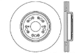 Picture of StopTech 95-00 Lexus LS 400 Left Front Slotted & Drilled Rotor
