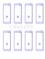 Picture of King Toyota SOHC 8V-16V - 4AGE-4AGEC-4AGELC DOHC 16V Silicon Bi-Metal Alum Rod Bearing Set