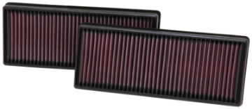 Picture of K&N Replacement Air Filter 12-563in O-S Length x 5-25in O-S Width x 1-625in H Inc 2 Filters