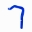 Picture of Mishimoto Mitsubishi EVO 10 BOV Return Blue Silicone Hose Kit