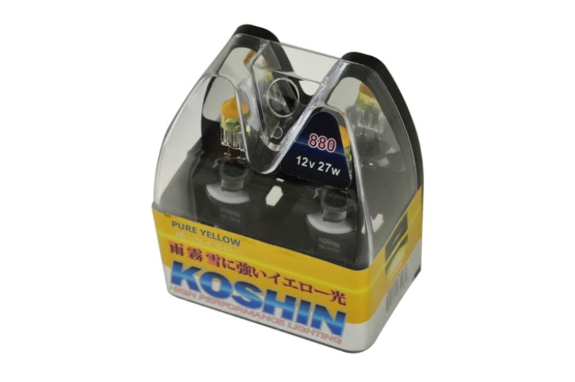 Picture of xTune Koshin 880 Hyper Yellow Halogen Light Bulbs 12V 27W LB-KO-YELLOW-880YE