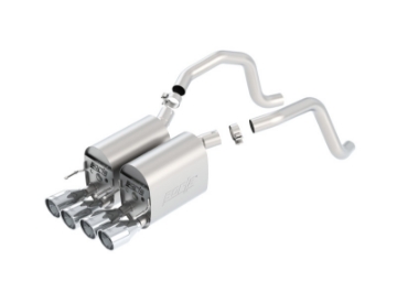 Picture of Borla 05-08 Corvette Coupe-Conv 6-0L-6-2L 8cyl AT-MT 6spd S-Type II SS Exhaust rear section only