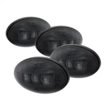 Picture of xTune Ford Superduty F250-F550 99-10 Dually Fender LED Side Fender Lights Smoke ACC-LED-FDSD99-SL-SM