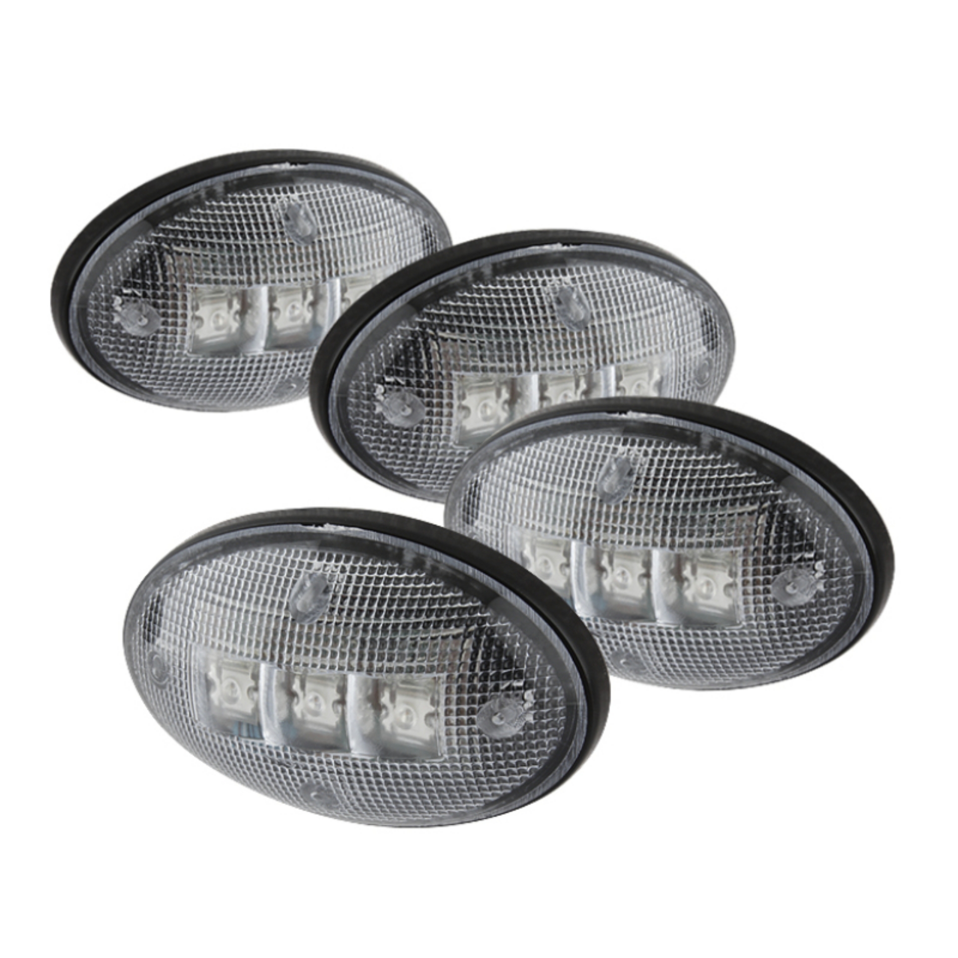 Picture of xTune Ford Superduty F250-F550 99-10 Dually Fender LED Side Fender Lights Clear ACC-LED-FDSD99-SL-C
