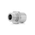 Picture of Mishimoto Stainless Steel Sandwich Plate Adapter, 3-4in -16UNF