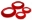 Picture of Energy Suspension 79-04 Ford Mustang SVO Red Rear Spring Upper & Lower Isolator Set