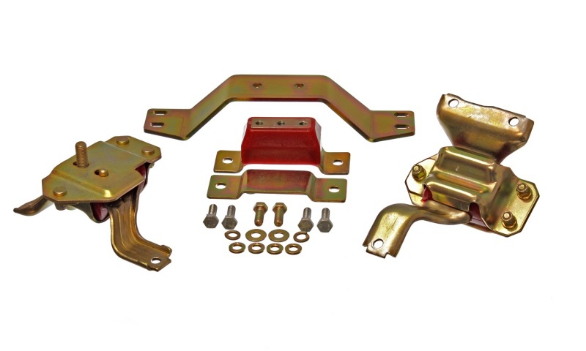 Picture of Energy Suspension 99-04 Ford Mustang 4-6L V8 Red Motor & Transmission Mount Set