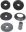 Picture of KYB Shocks & Struts Strut Mounts Front KIA Sportage 1995-98 KIA Sportage 1999-02